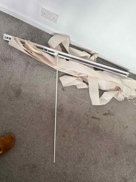 Photo of free 127cm vertical blind rail (Hanham) #1