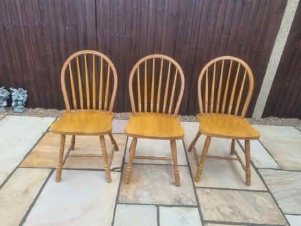 Photo of free Pine kitchen chairs (Slyfield GU1) #1