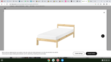 Photo of free Twin Ikea Neiden Bed Frame (Burbank) #1