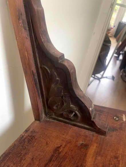 Photo of free Mahoghany wooden arts and crafts shelves (Grandpont OX1) #2