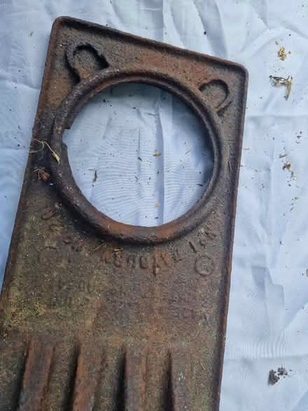 Photo of free Rustic Cast Iron Garden Feature (Rayburn Cooker Top?) (Holmer Green HP15) #3