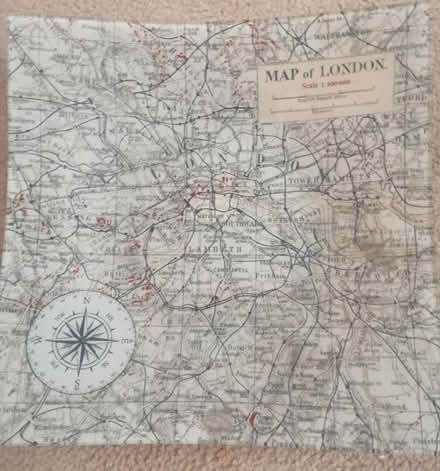 Photo of free Decorative plate Map of London detail (Arkleston PA4) #1
