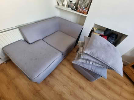 Photo of free Chaise, corner sofa & footstool (GU51) #1