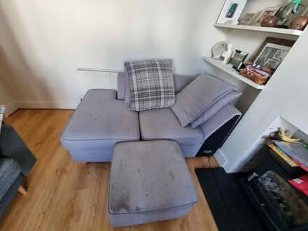 Photo of free Chaise, corner sofa & footstool (GU51) #3