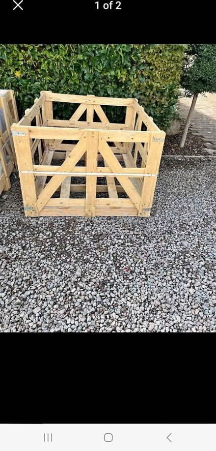 Photo of Wooden crate (Ledbury/Hereford) #1