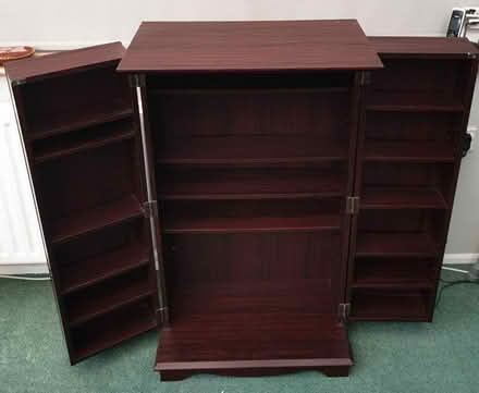 Photo of free Wooden storage cabinet (Lords Wood ME5) #2