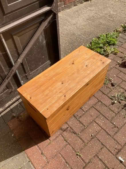 Photo of free Wooden storage box (Melbourne CM1) #1