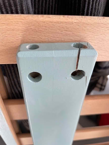 Photo of free Mokee Mini Cot Bed Teal Colour (Finchley Central, N3) #2