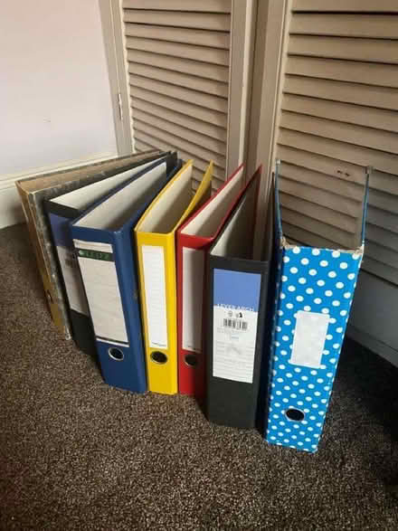 Photo of free Lever Arch Files (Oldfield Park) #1