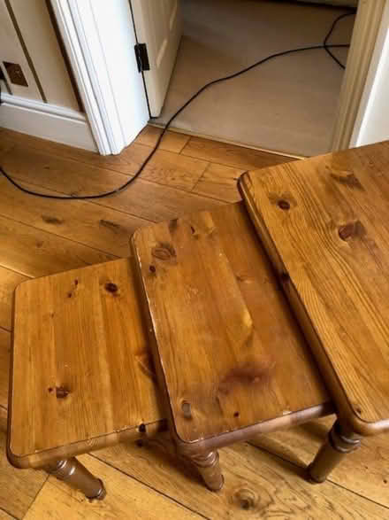 Photo of free Nest of three side tables (Coombe KT3) #1