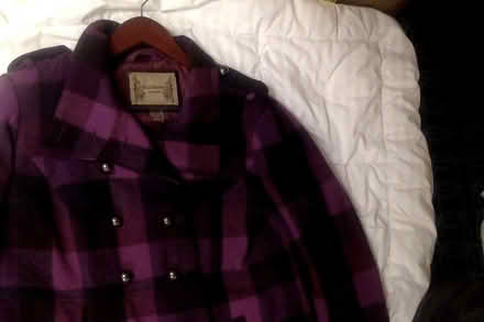 Photo of free Black & Purple Tartan Coat (OTP North) #1