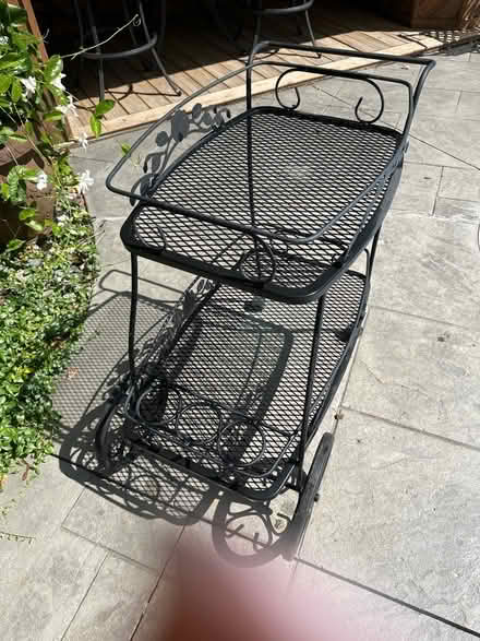 Photo of free Wrought Iron Beverage Cart (Aurora) #1