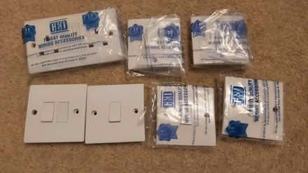 Photo of free Set of unused electrical sockets and switches. (Kendal LA9) #1
