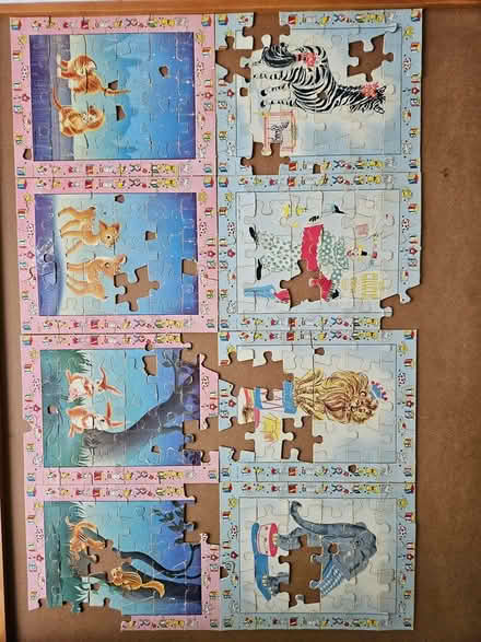 Photo of free Vintage Puzzle Pieces (paisley and imperial) #1