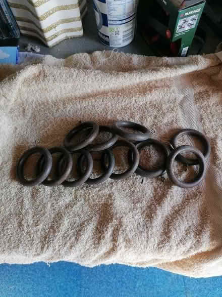 Photo of free Curtain pole rings (Langney BN23) #1