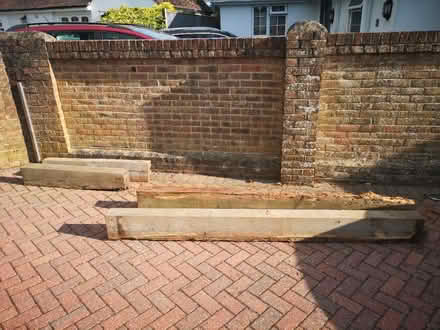 Photo of free 9"x5" Garden "Railway" Sleepers (BN12) #1