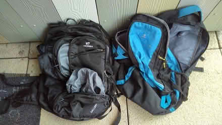 Photo of free Broken zip rucksacks x2 (Romford RM7) #1