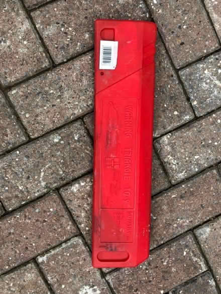 Photo of free Car warning triangle (Malvern WR14) #1