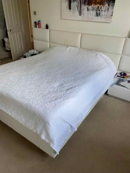 Photo of free King size ottoman bed + mattress (Belsize Park NW3) #3
