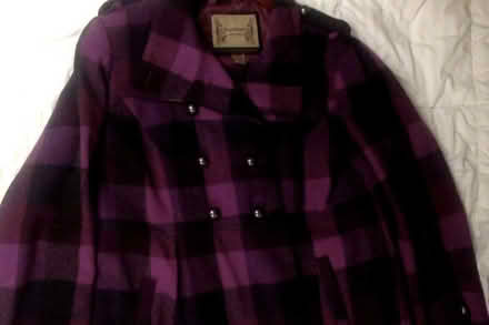 Photo of free Black & Purple Tartan Coat (OTP North) #2