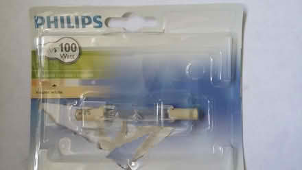 Photo of free Halogen linear bulb x2 100w (College Town GU47) #1