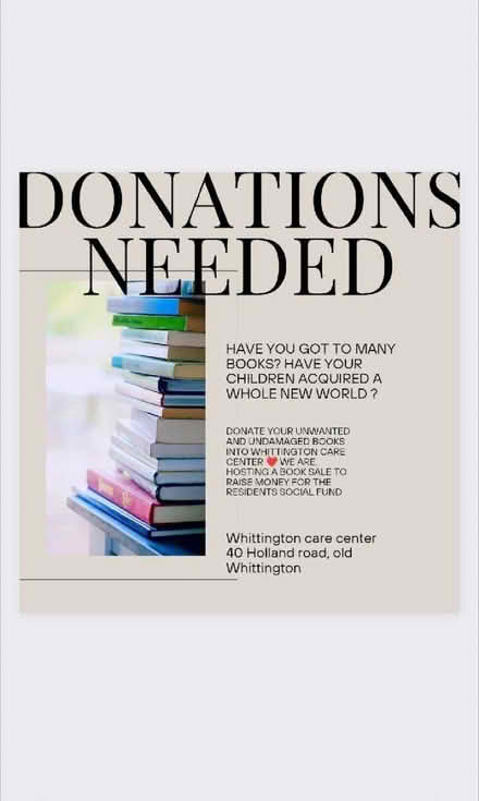 Photo of Book sale donations (Old Whittington S41) #1