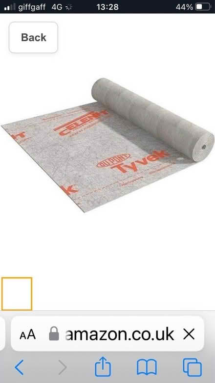 Photo of Tyvek or similar breather membrane (Ipswich IP3) #1