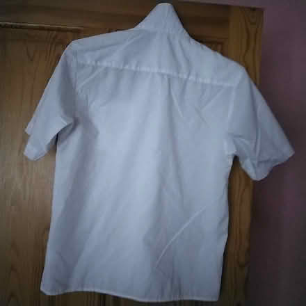Photo of free girls white short sleeve school shirt (Marton Bank FY3) #3