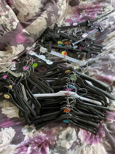 Photo of free Assorted Plastic coat hangers (Great Yarmouth NR30) #1