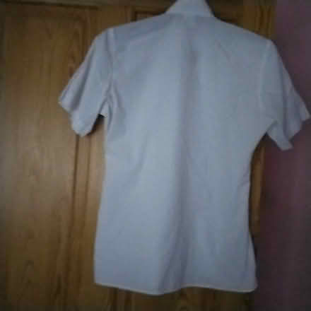 Photo of free girls white short sleeve school shirt (Marton Bank FY3) #3