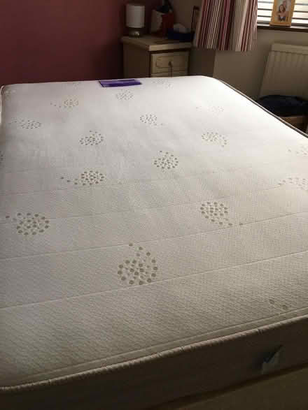 Photo of free Double divan bed, mattress and headboard (Fobbing SS17) #2