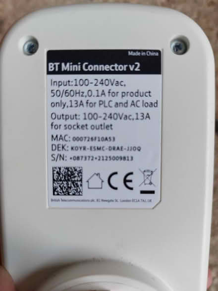 Photo of free BT Mini Connector+ WiFi Hotspot 600 (Kempshott, Basingstoke) #2