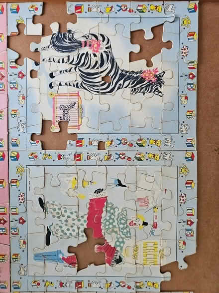 Photo of free Vintage Puzzle Pieces (paisley and imperial) #4