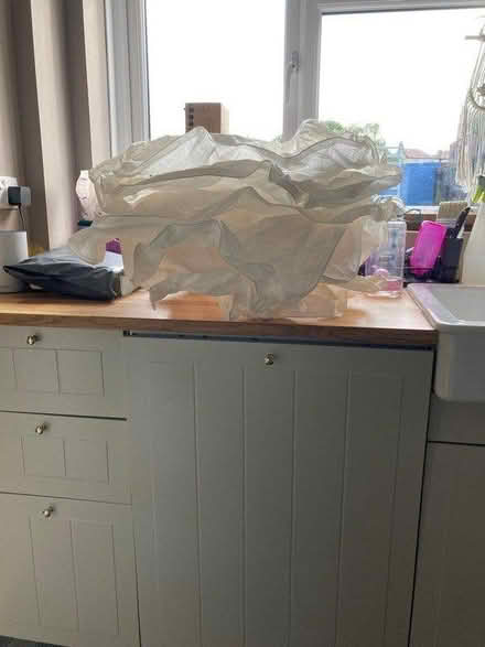 Photo of free Ikea Krusnig paper lamp shade (Keynsham) #1