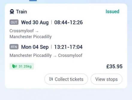Photo of free Train Tickets valid with Disabled Railcard (Shawlands G41) #1