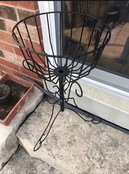 Photo of free Metal Plant Holder (NE Burlington) #1