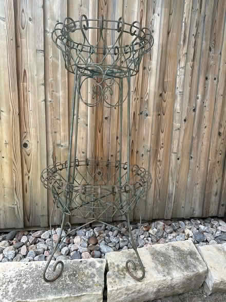 Photo of free Wrought Iron Plant Stand (Aurora) #1