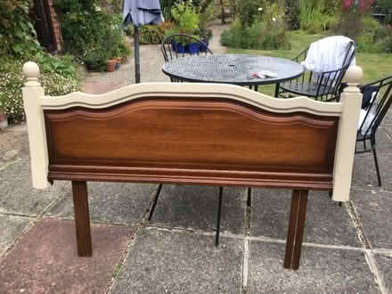 Photo of free Double divan bed, mattress and headboard (Fobbing SS17) #3