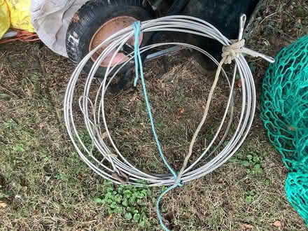 Photo of free steel cable/shroud forestay/shackle (sidlesham) #3