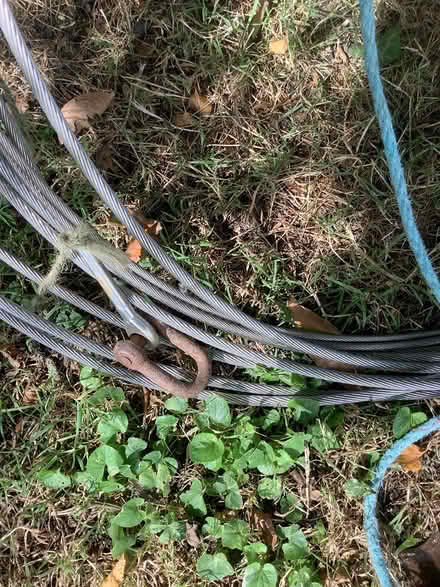 Photo of free steel cable/shroud forestay/shackle (sidlesham) #2