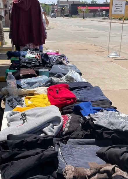 Photo of free Clothing on Sidewalk (307 N Sawyer St, Oshkosh, WI) #4
