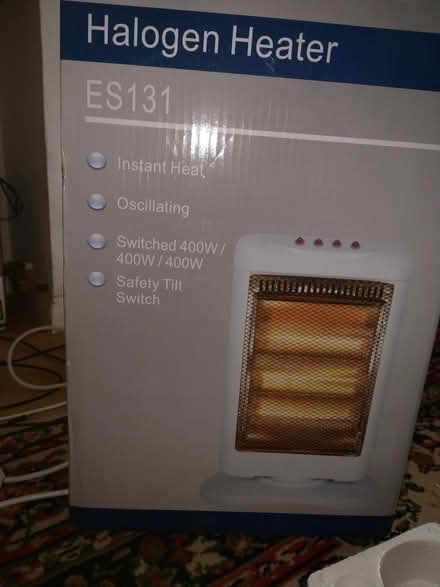 Photo of free Halogen heater 400w (Bearsted ME14) #1