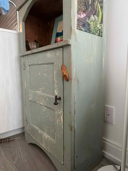 Photo of free Rustic wood cabinet (Dundas and Jarvis) #1