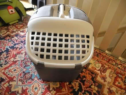 Photo of free Hard pet carrier (57cm long) with broken hinge (Bethnal Green E2) #3