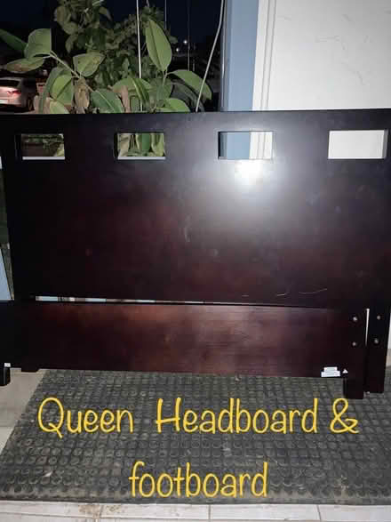 Photo of free Queen head board & foot board only (Phoenix) #2