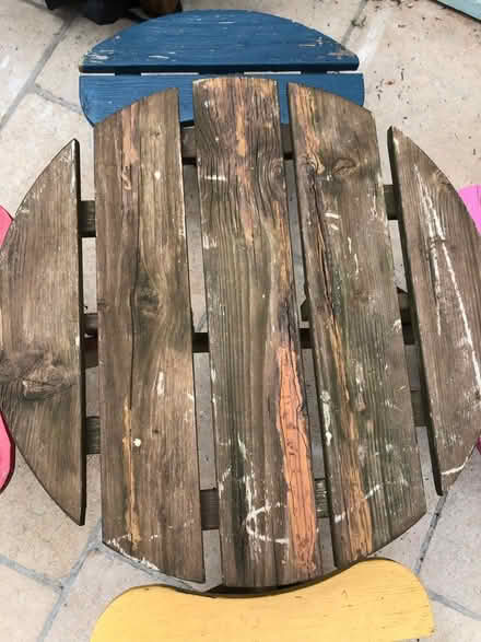 Photo of free Wooden children’s picnic table (Brighton North Laine) #3