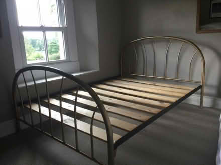 Photo of free Double metal bed frame (Motherby CA11) #1