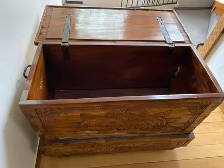 Photo of free Solid wooden chest (Hayward’s heath) #4