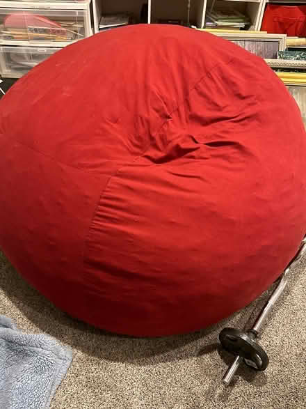 Photo of free Red Bean Bag (Fairfax, Va) #1