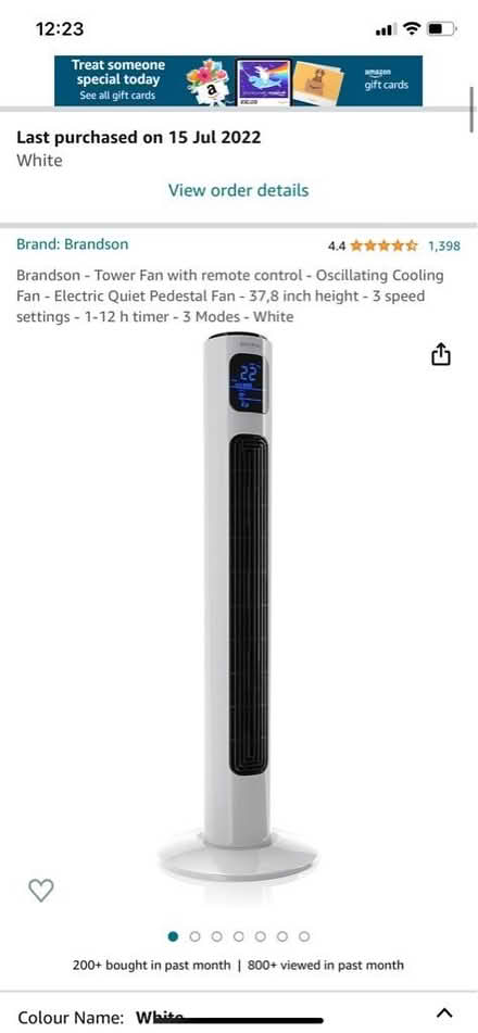 Photo of free Tower fan (Walthamstow E17) #3
